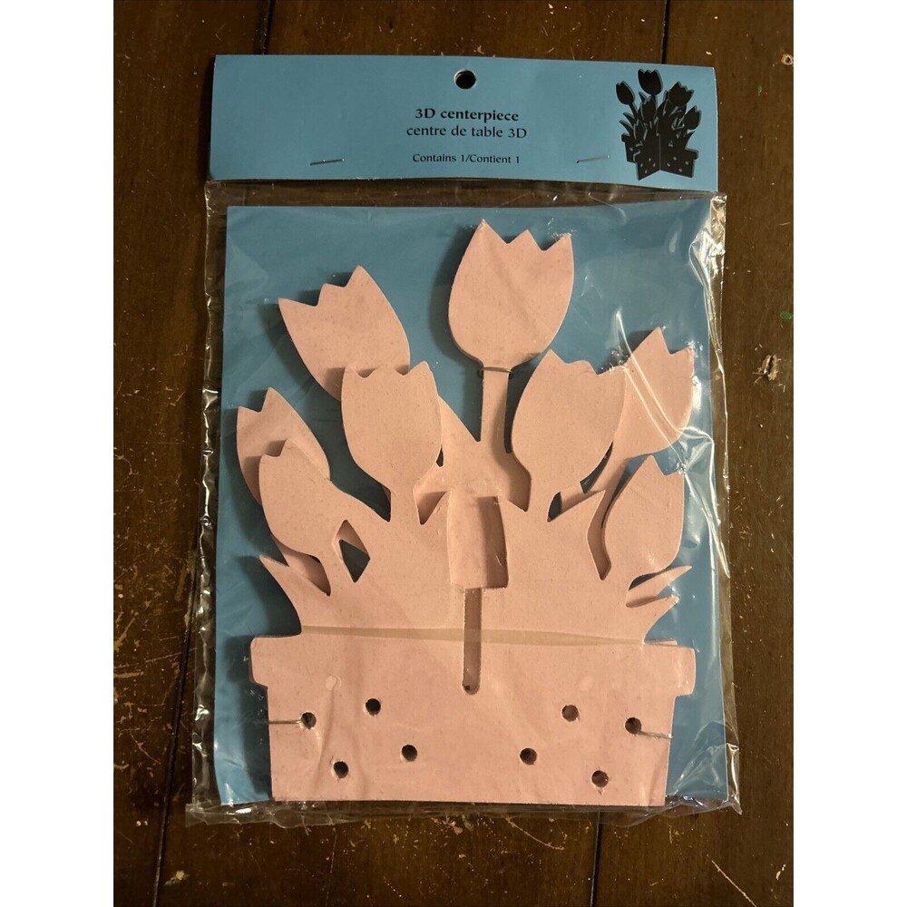 Pier 1 Easter 3D Centerpiece - Pink Flowers *Brand New*
